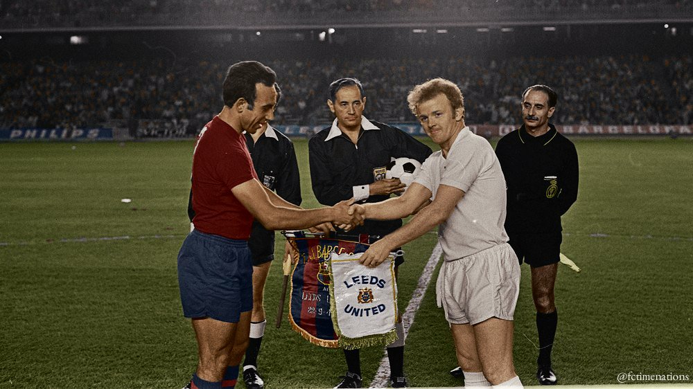 FootballTime&Nations on X: Barcelona - Leeds United, 1971 Last match at  the Inter-Cities Fairs Cup, after which this competition was replaced by UEFA  Cup. In the match for permanent ownership of the